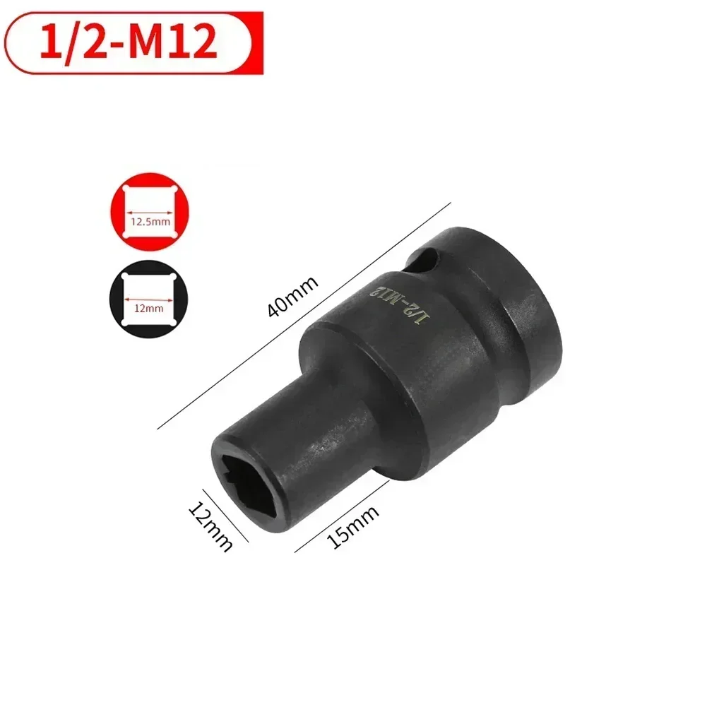 Imagem -04 - Soquete de Torneira Suqare de Cabeça Dupla Driver de Polegadas para Chave de Catraca Pneumática m6 para M24 Soquete Quadrado de Mm24 mm
