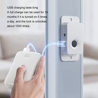 Intelligent Fingerprint Lock For Drawer Refrigerator Locker Window Locks ABS Multi Functional Lock Say Goodbye To Lost Keys