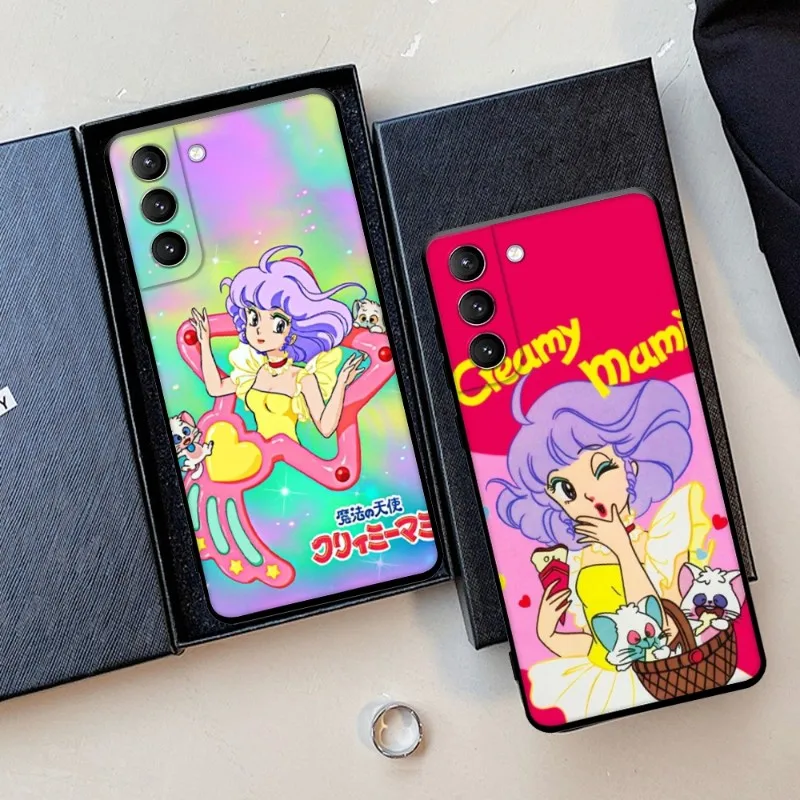 Creamy mami magic Phone Case For Samsung Galaxy S22 23 21 S20 FE Ultra S10 S9 S8 Plus S10e Note 20Ultra 10Plus Cover