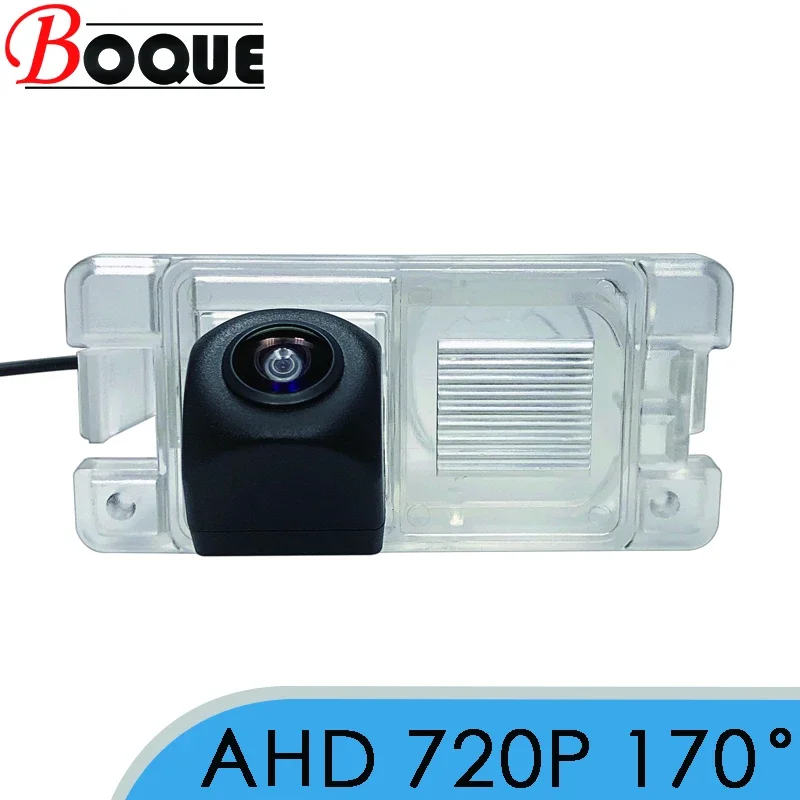 

BOQUE 170 Degree 1280x720P AHD Car Vehicle Rear View Reverse Camera for Mitsubishi Pajero 4 Strakar Barbarian for Fiat Fullback