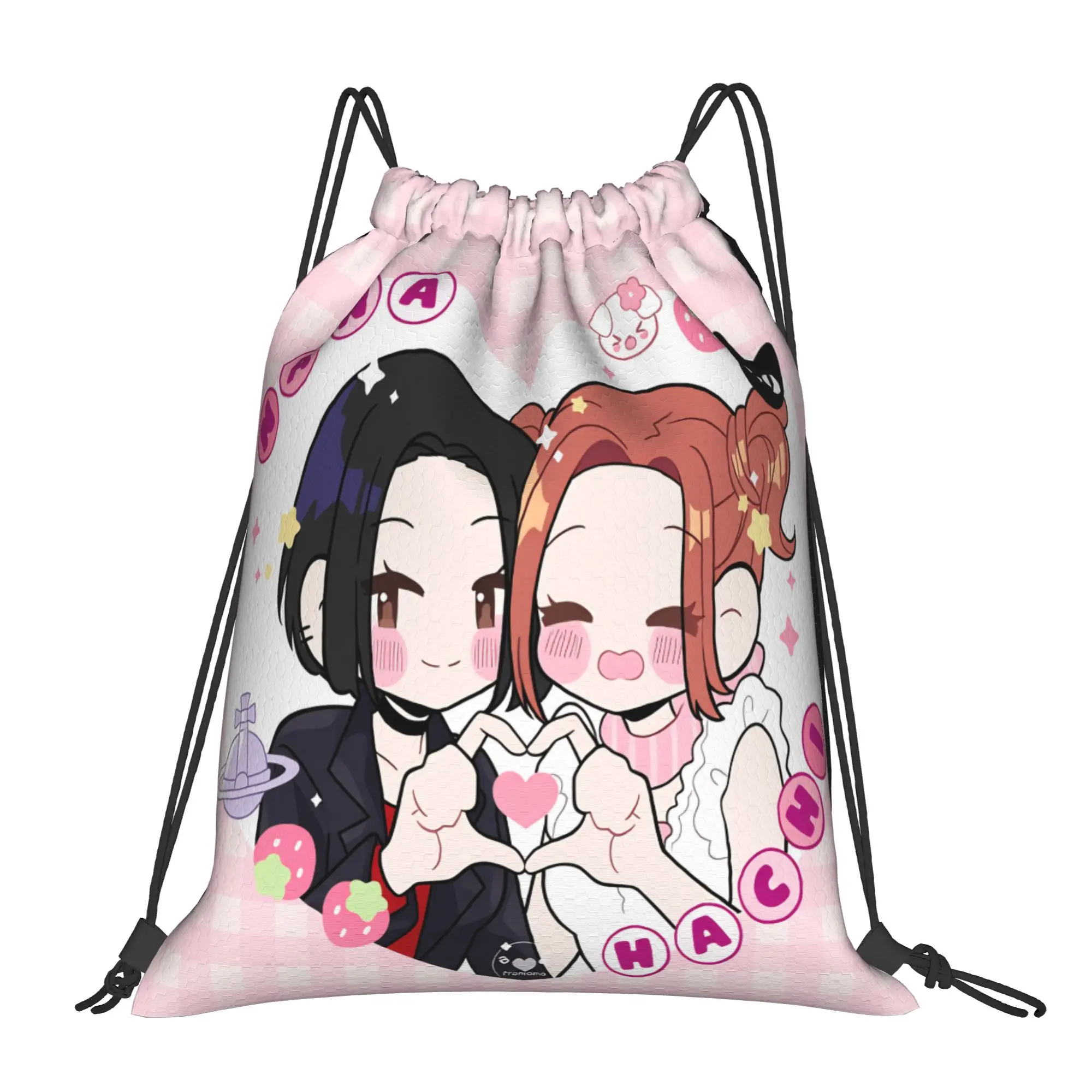 Nana Osaki Comics Drawstring Bag  Waterproof Retro Backpacks Sports Sackpack String Bags For Men