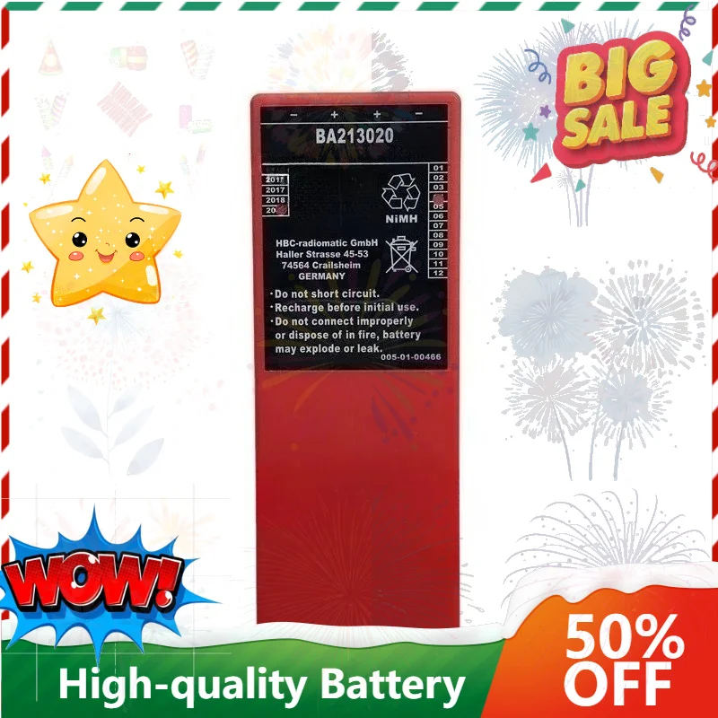 SWZY New BA213020/BA214061 2100mAh 1500mAh for HBC BA213020 BA214061 FUB10AA MN471560 Pump Battery