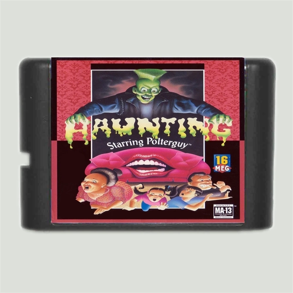 Haunting 16Bit MD Game Card For Sega Mega Drive For Genesis System