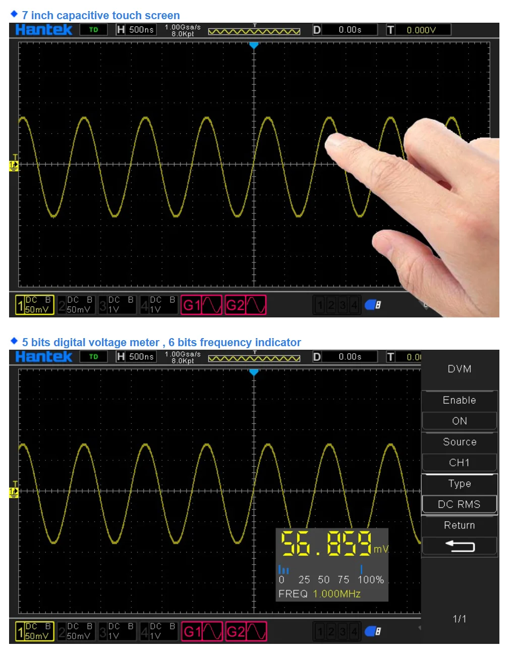 4-channels 400,000wfm/s Digital Oscilloscope DPO6104B DPO6204B / DPO6104C DPO620