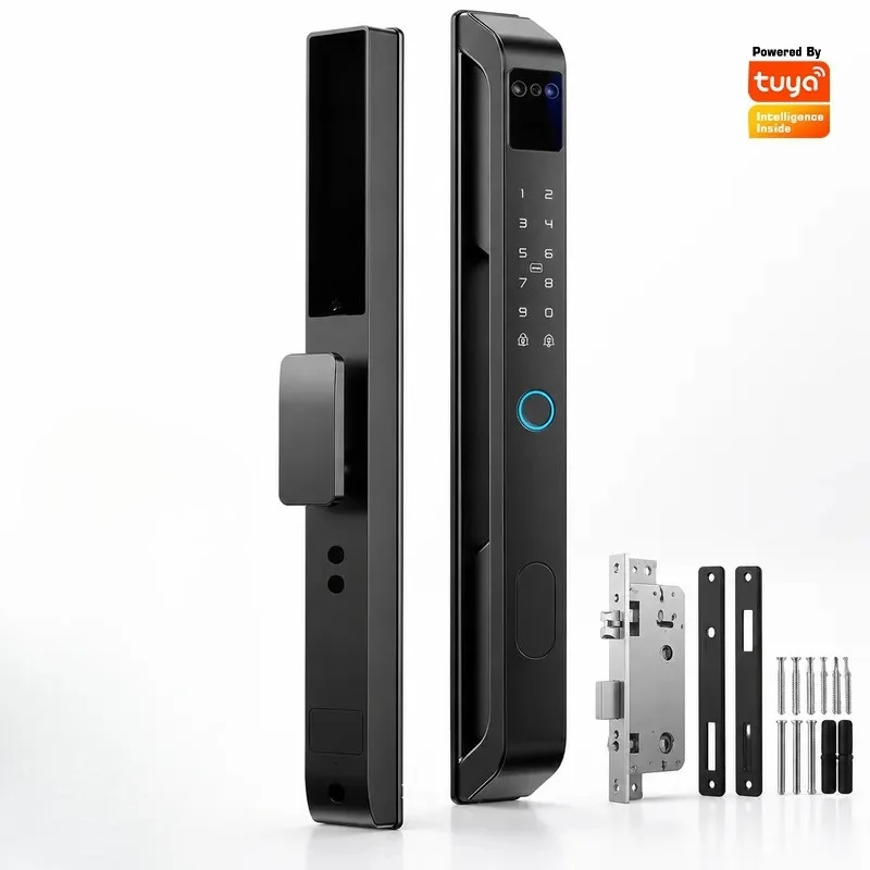 Tuya Outdoor Password Lock Waterproof Fingerprint Smart Door Lock for Broken Bridge Aluminum Facial Recognition