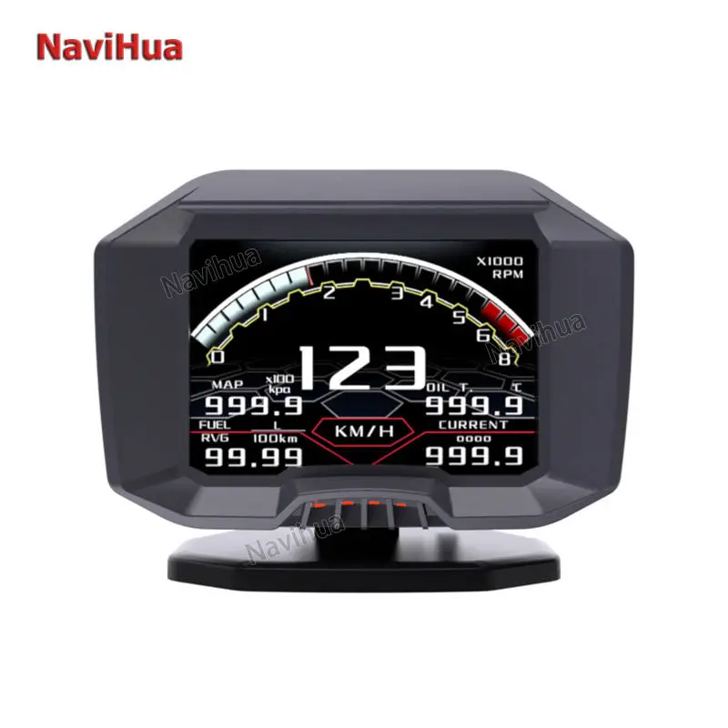 Head Up Display Auto Gauge Multi-function Magician OBD2 F9 Speedometer Alarm System Water Temperature Turbo Boost Voltage