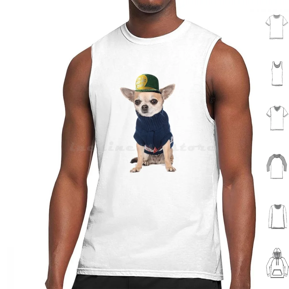 Leprechaun Mouse Tank Tops Vest Sleeveless Cheddar Cheddariniii Funny Cute Pets Instagram St Patricls Day Cheddar