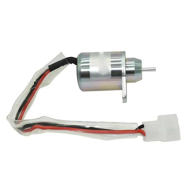 Katup Solenoid Pemadam Bahan Bakar ABGR-12V SA-5190-12 SK-1043-58 6281-910-011-00 1503ES-12S5S untuk Iseki E3CD E3CE E3CF E3CG E3CD-T