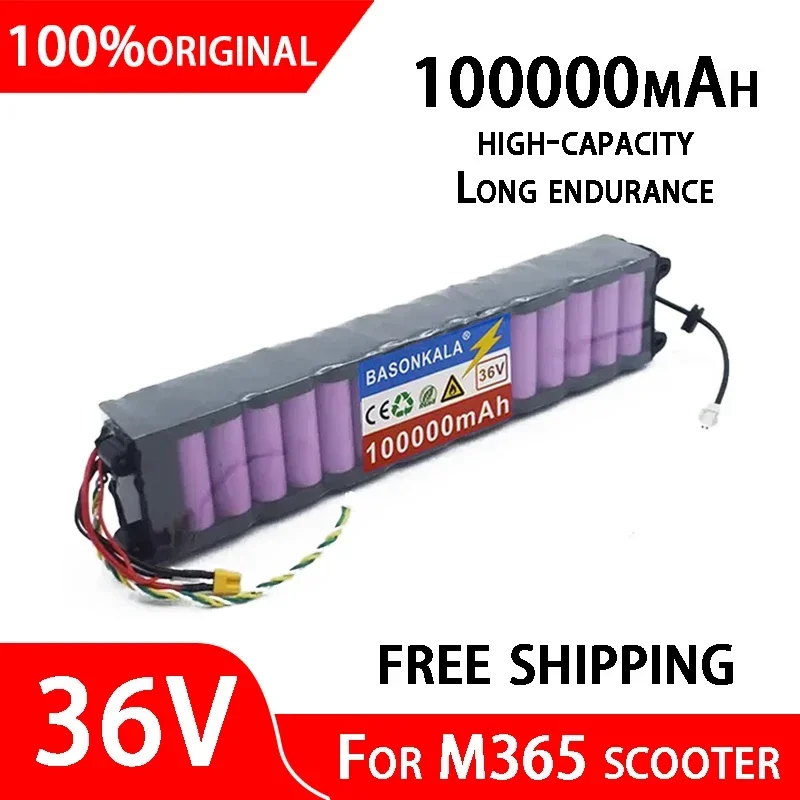 18650 10S3P 36V 100000mAh Litium-Ion 100Ah Battery for XIAOMI M365 1S Mijia pro Battery Pack with Bluetooth Communication