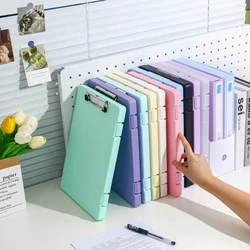 A4 Folder Storage Box Board Clip Student-Specific Test Paper Storage and Organization Artifact Large-Capacity Information Book Subject Classification Test Paper Multi-Functional Music Score Clip Writing Board Pad