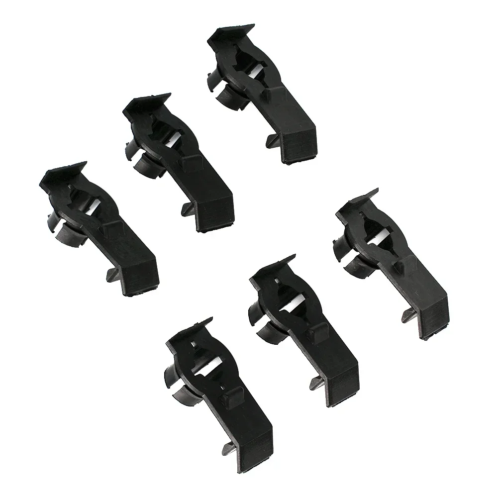 6 PCS Samochodowe klipsy regulatora Windo do przednich lewych lub prawych plastikowych czarnych klipsów Akcesoria do wnętrz samochodowych do BMW E53 51338254781