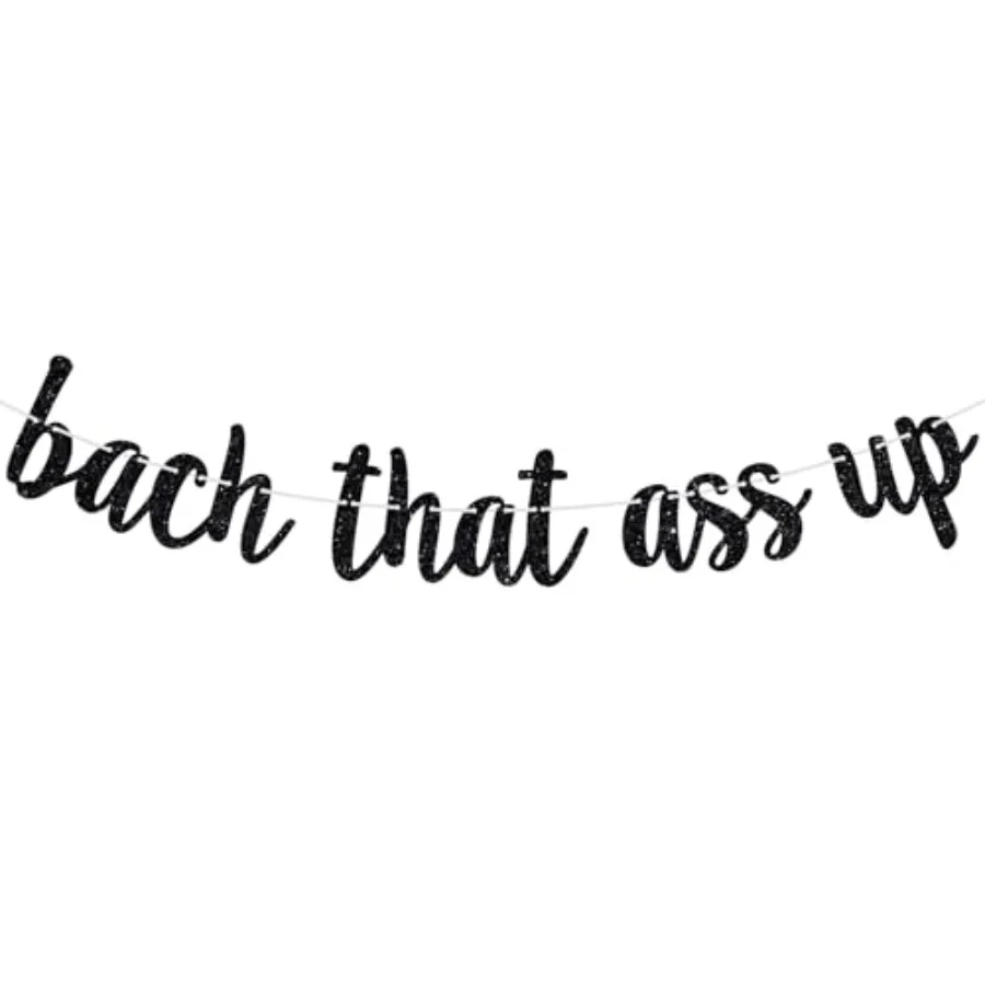 Bach That Ass Up Banner, Bachelorette Banner, Bach and Boozy Bunting Sign, Bachelorette Bridal Shower Wedding Party Decorations