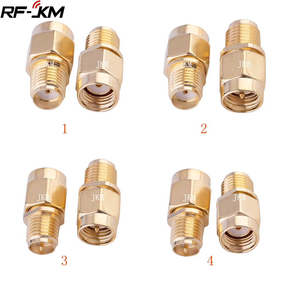 4 Piece SMA BNC UHF To SMA MCX MMCX BNC TNC UHF SO239 PL259 N F Type SMB RF Coaxial Coax Adapter Connector Combination