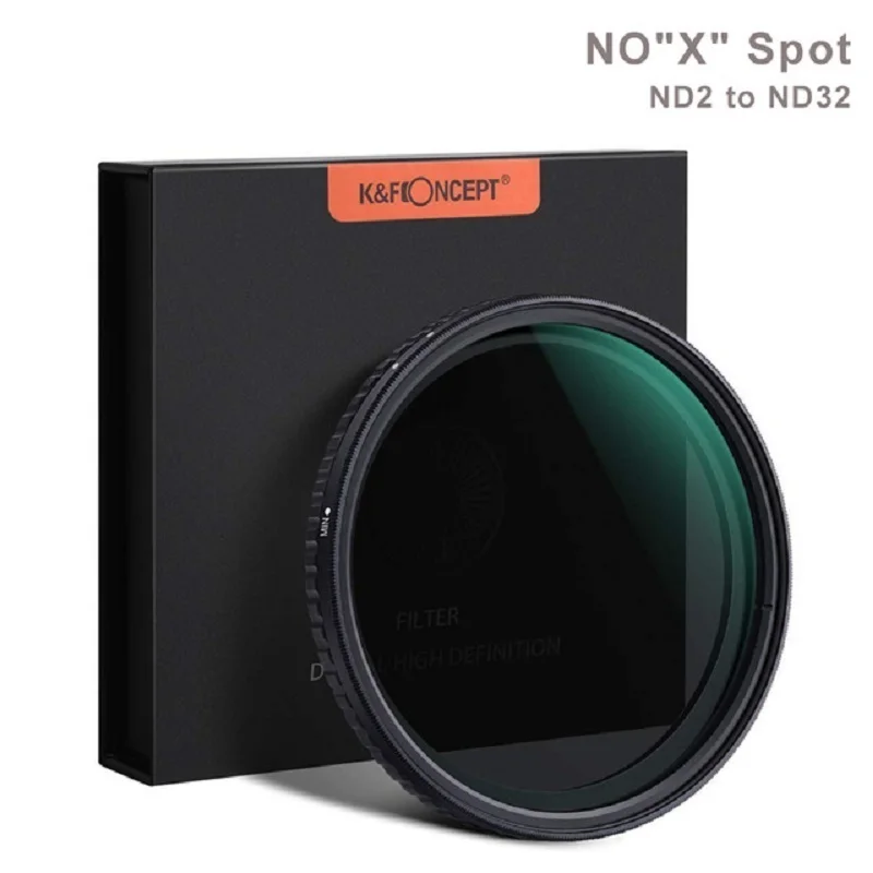 Top! New ND2-32 Variable ND Filter 58mm 62mm 67mm 72mm 77mm NO X Spot Fader Neutral Density Filter For Sony Nikon Canon