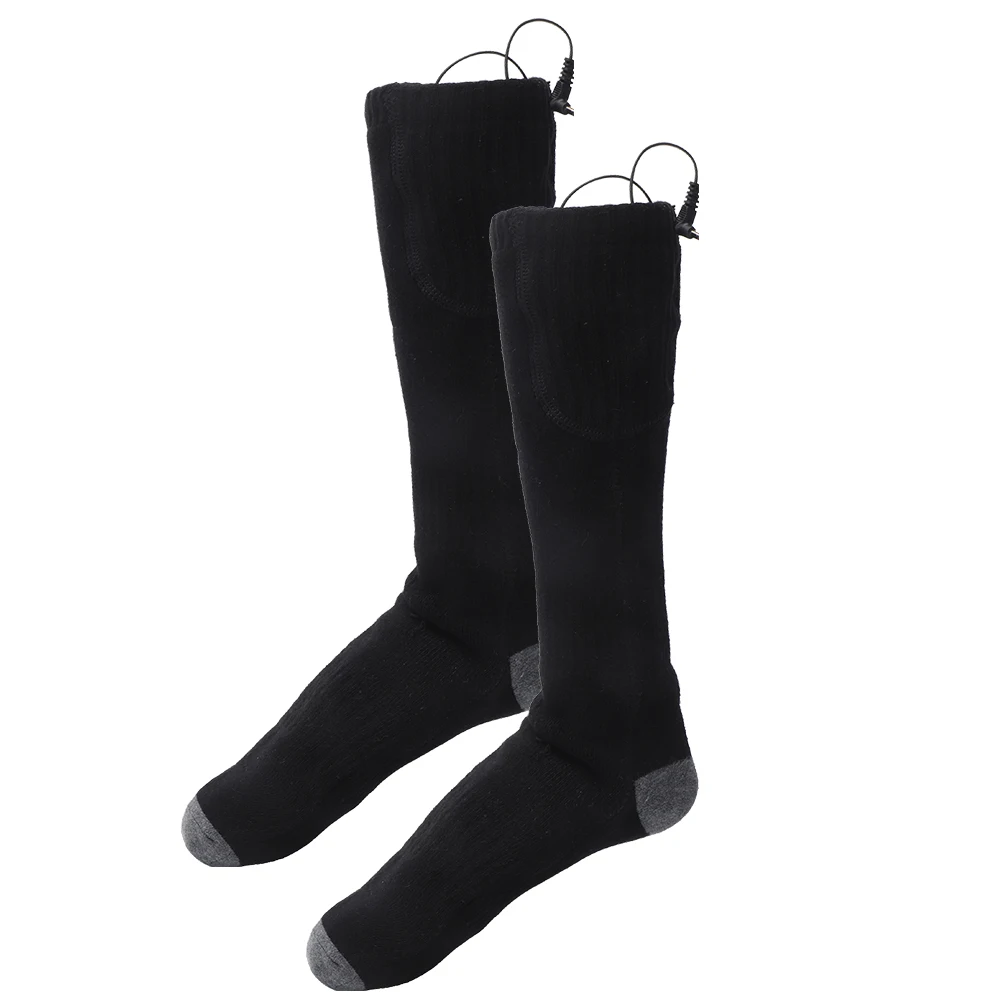 Paire de chaussettes chauffantes noires vue 10