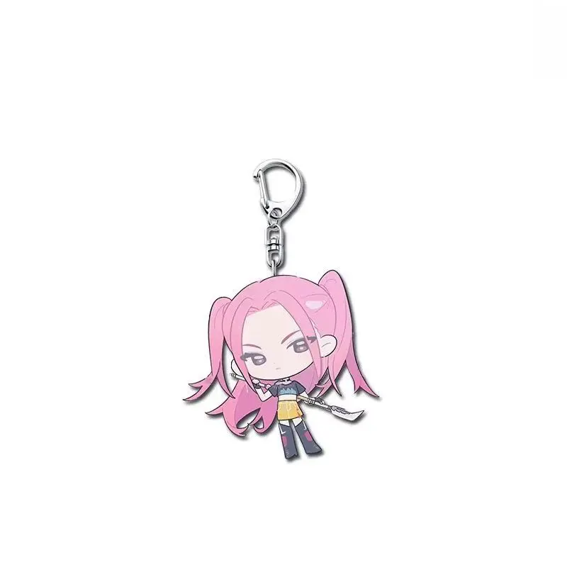Demon Hunters Kpop Rumi Mira Zoey Cosplay Keychain for Men Women Idol Group Anime Jewelry Costume Accessory Halloween Gift