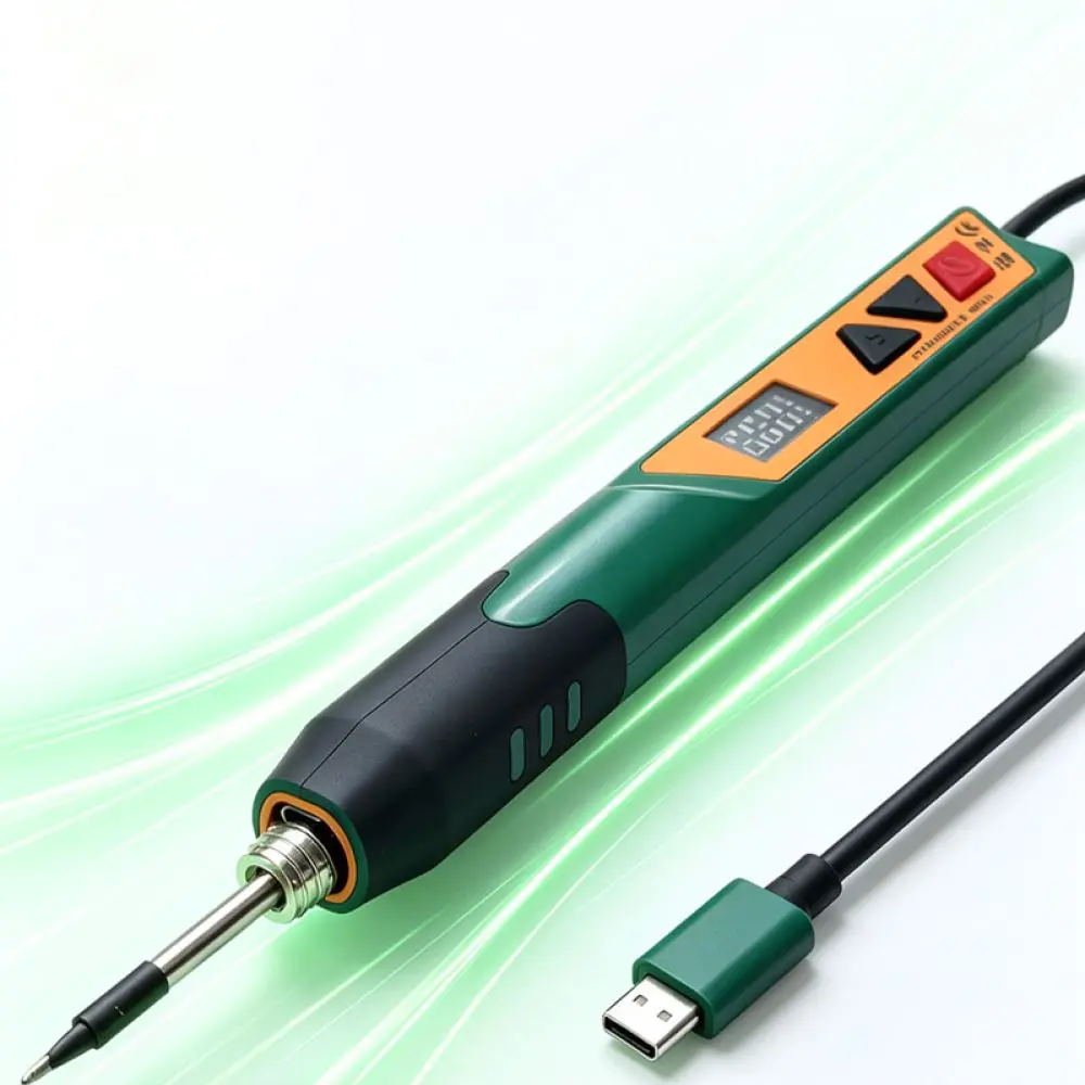 Digital Soldering Iron C210 USB Powered 5V 12W Portable Welding Pen For Circuit Board Repair Precision Electronic Work