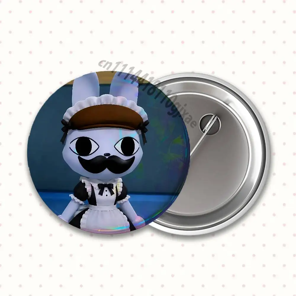 A-Animal Hospital Anomaly Badges25 32 44 58 75mm Round Cosplay Pin Bag Decor Fans Collect Friends Gifts Brooch Souvenir