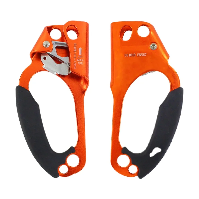 

Climbing anti-drop self-locking anti-drop device, rope grabbing device, safety rope self-locking device