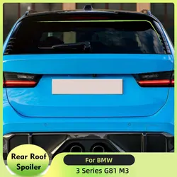 Prepreg Dry Carbon Car Trunk Roof Spoiler for BMW 3Series G81 M3 Car Rear Roof and Side Wing HighKick Spoiler 2022-2023