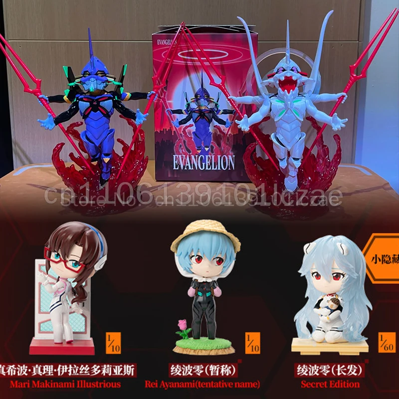 Caja Sorpresa Funism Evangelion Eva, Segunda Serie, Figura Coleccionable Unidad 01 Asuka, Figura de Anime para Coleccionistas Adultos