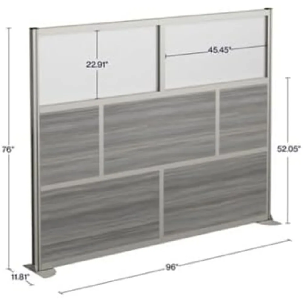 في أقسام مكتب العمل - مقسم حائط للوحة الخصوصية - فاصل غرفة حديث مع تجميع سريع - صفائح داخلية #2