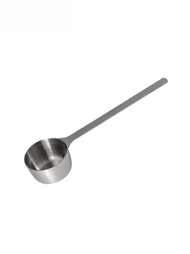 

Minos Stainl Steel Coffee Bean Measuring Spoon Metal Long Handle Coffee Poer Quantitative Spoon about 2g Dining Utensils