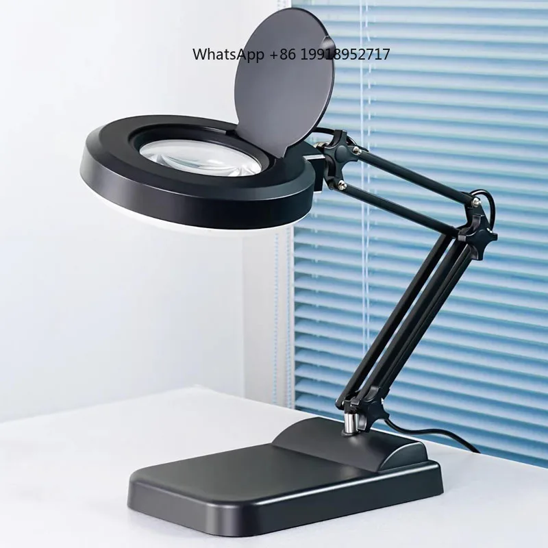 Suitable for electronic repair and precision work X02-7, 30x magnification desk with LED light