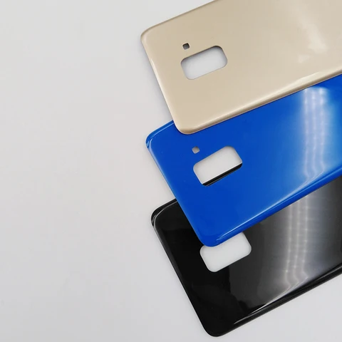 Для SAMSUNG Galaxy A8 2018 A530 A530F A8 + A8 Plus A730 A730F задняя крышка батарейного отсека задняя крышка Корпус Ремонт Запасные части