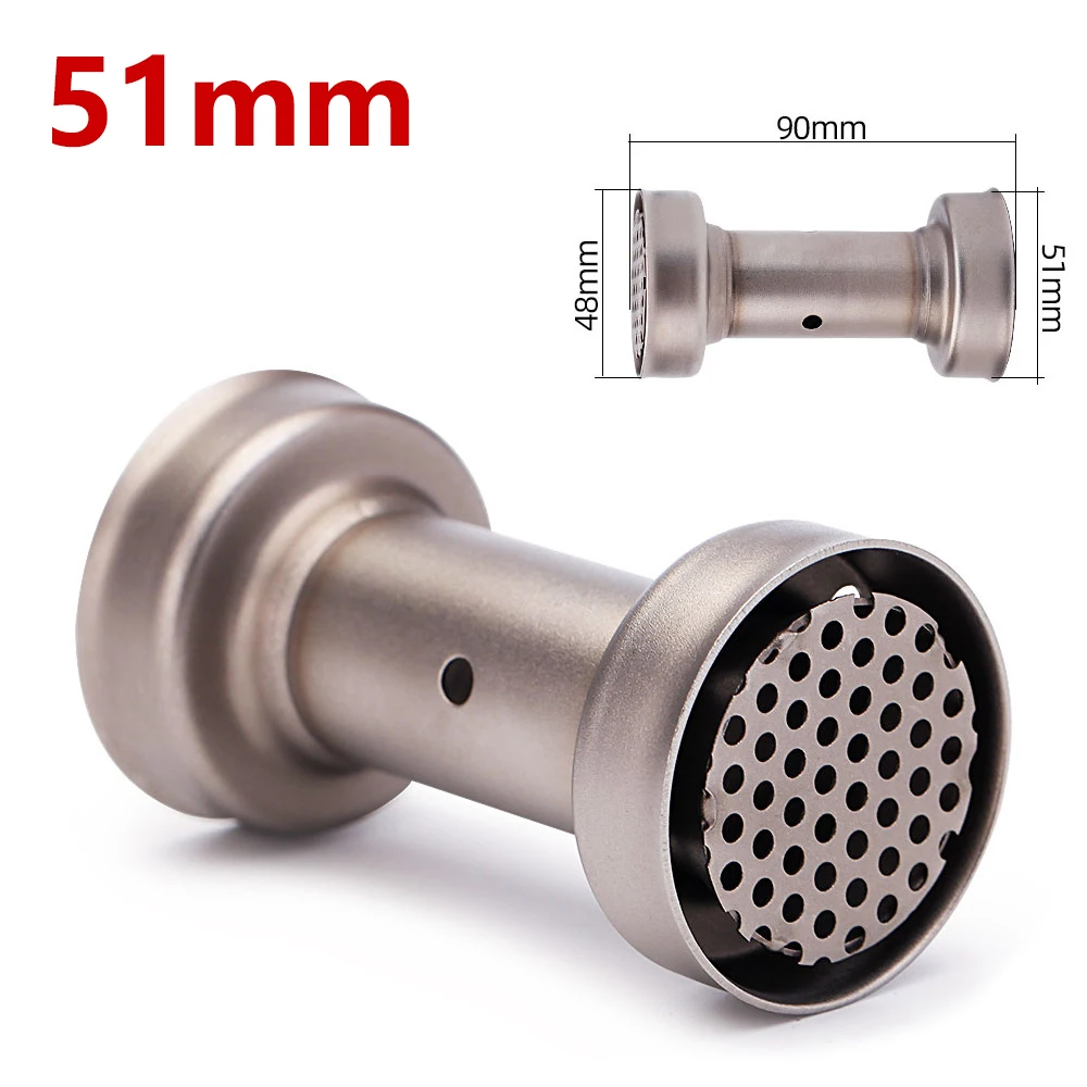 slip-on Universal 51mm Motorcycle Exhaust Muffler Pipe Removable DB Killer Sound Reducer For Honda Yamaha Noise Eliminator
