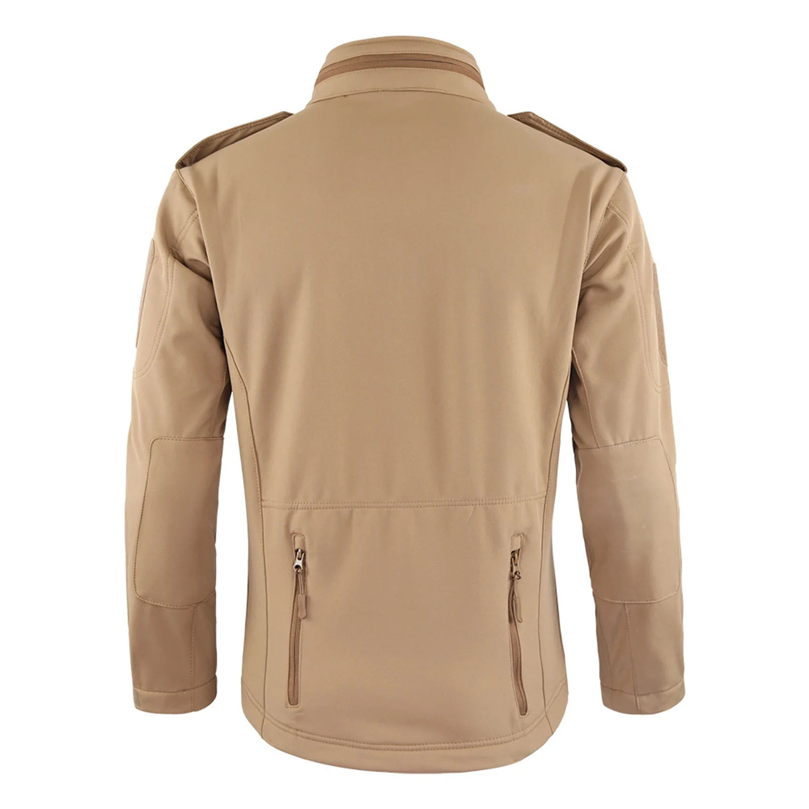 Chaqueta de trabajo al aire libre para hombre, informal, holgada, impermeable, a prueba de viento, manga larga, con capucha, forro polar, bolsillo con cremallera, resistente y duradero para senderismo