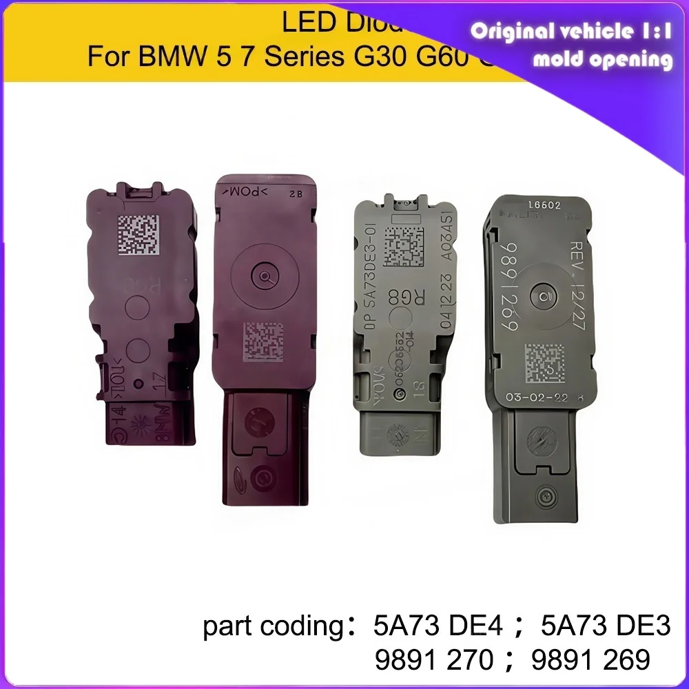 

Светодиодные диоды для подсветки салона BMW 5 серии G30 G60, 7 серии G11 G12, X3 G01, аксессуары для подсветки салона
