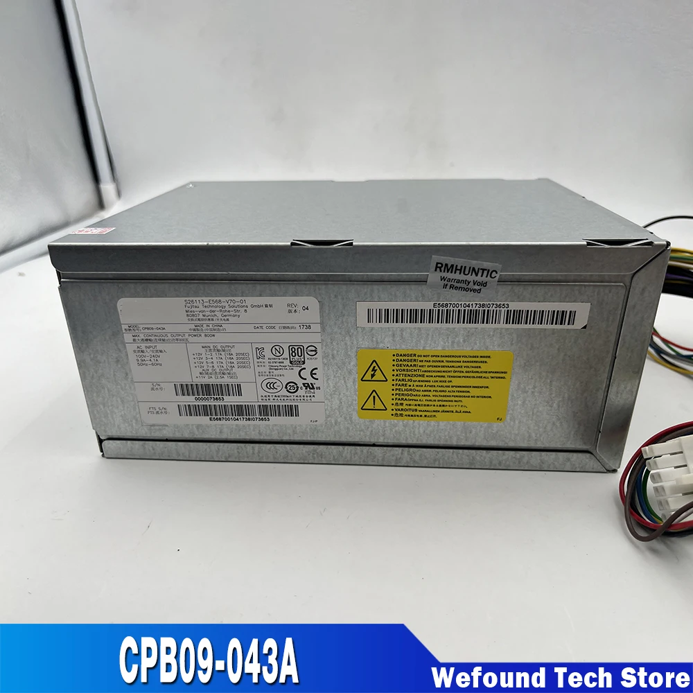 Power Supply For Fujitsu 800W R920 M720 S26113-E568-V70-01 CPB09-043A