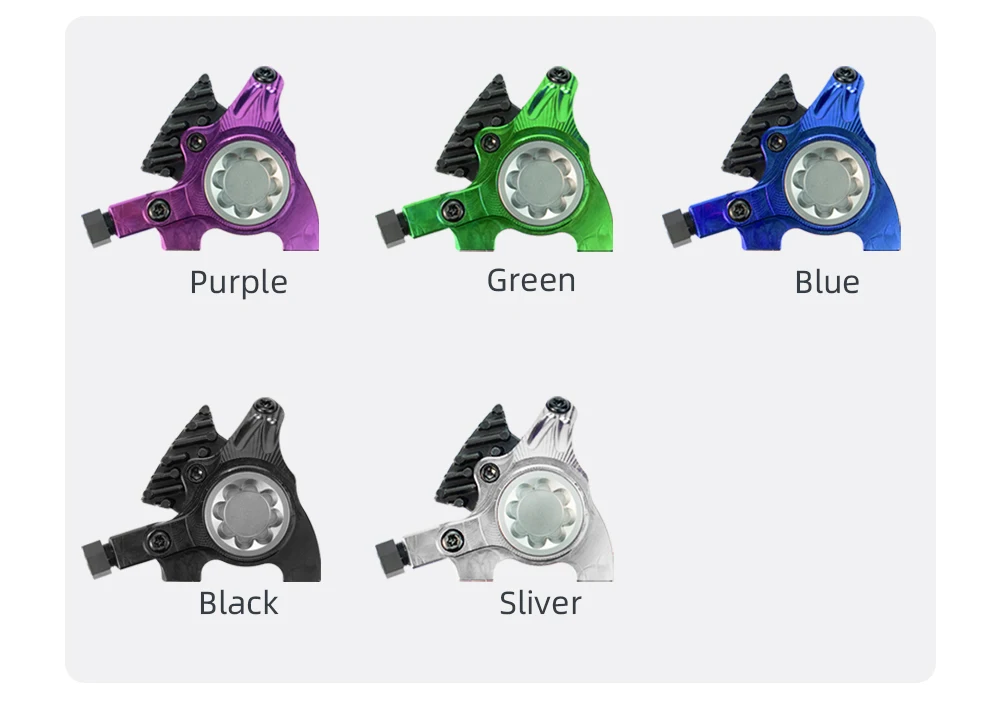 ZRACE XG Flat Mount Caliper, hydraulischer Straßenbremssattel, ICE-TECH-Pads, BMX-Raceing-Bremssattel, vollständig CNC, leicht – Detail 5