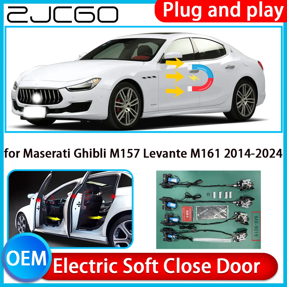

for Maserati Ghibli M157 Levante M161 2014-2024 Auto Pull Car Soft Close Kit Door Power Latch Electric Door Catch Soft Closing