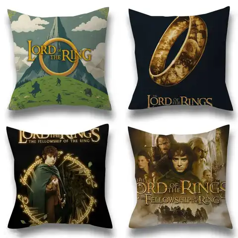 Pillow Gifts Home Office Furnishings Bedroom Sofa Car Cushion Cover case 45x45cm Hot Movie The L-Lord Of The R-rings