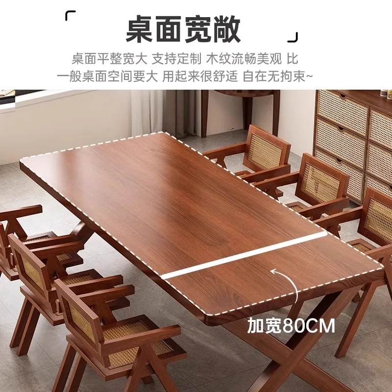 Walnut Dining Table Set for Small Space Style thumbnail