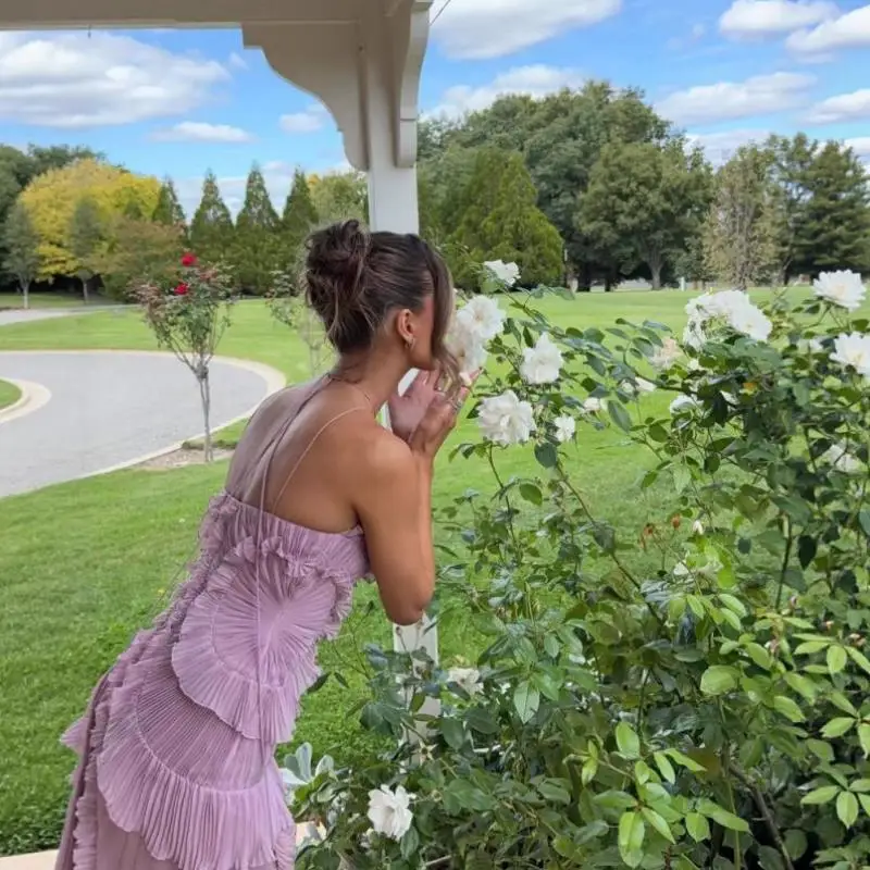 

Women's Chiffon Dr R 02 Folded Design Slimming Effect Autumn Season Seven-Quarter Sve Top with ort Pants Set