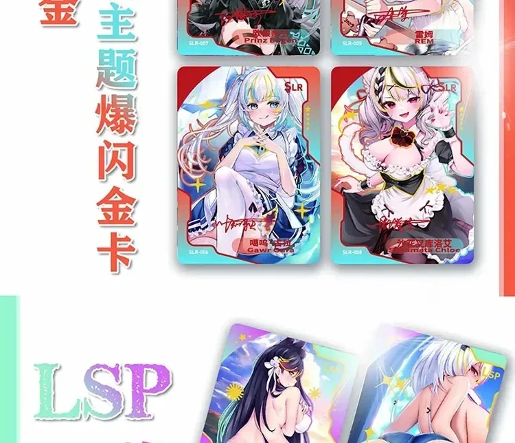 2023 New Goddess Story Pink and Daisy Beauty 2 Cards Metal Cards Booster Box Cute Girl Rare Anime Character Game Board Toy