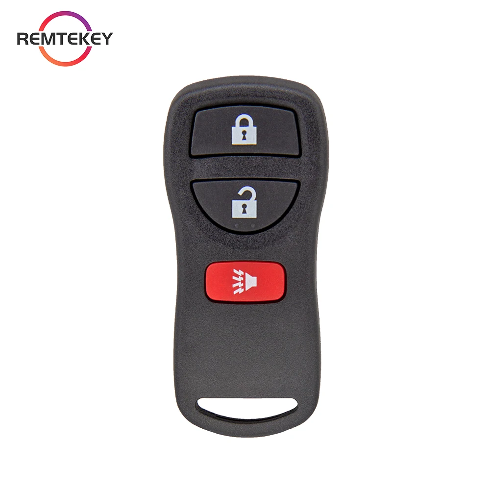 REMTEKEY FCC KBRASTU15 Remote Fob Case Shell 3/4 Button for Nissan Xterra Pathfinder Frontier 2002 2003 2004 Infiniti FX35 FX45