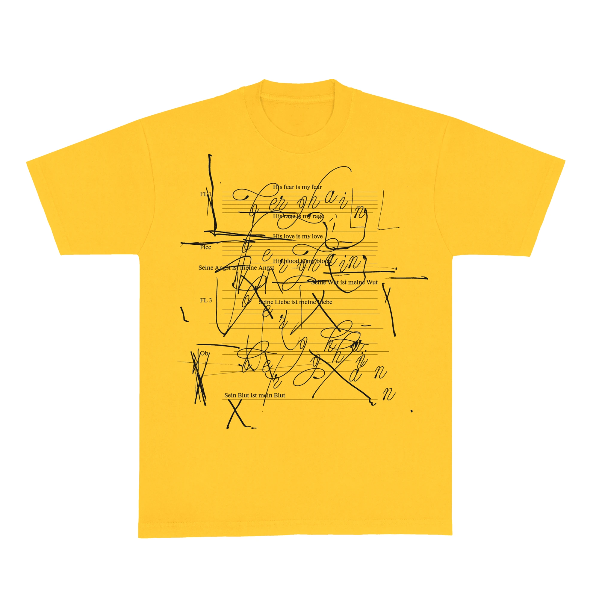 Camiseta amarilla con notas musicales Y2k, camisetas estéticas Harajuku, Rosalia Lux Tour 2025, regalo para seguidores, camisetas deportivas de moda Unisex