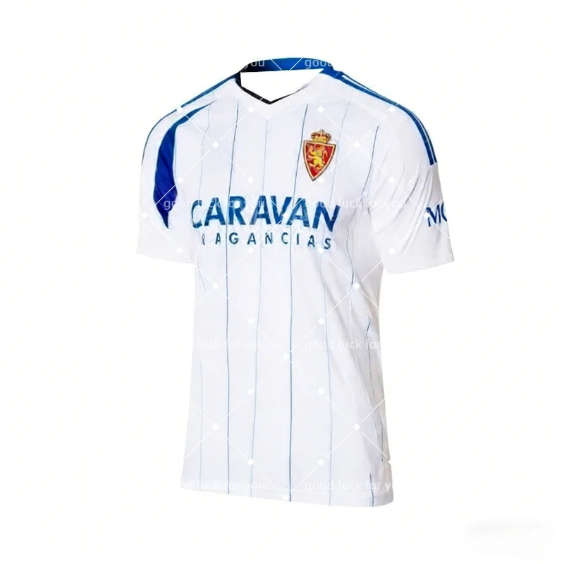 Camisetas Casuales Transpirables para Fanáticos del Real Zaragoza 2026, Camisetas Deportivas para Hombre, Camisetas de Playa del Real Zaragoza