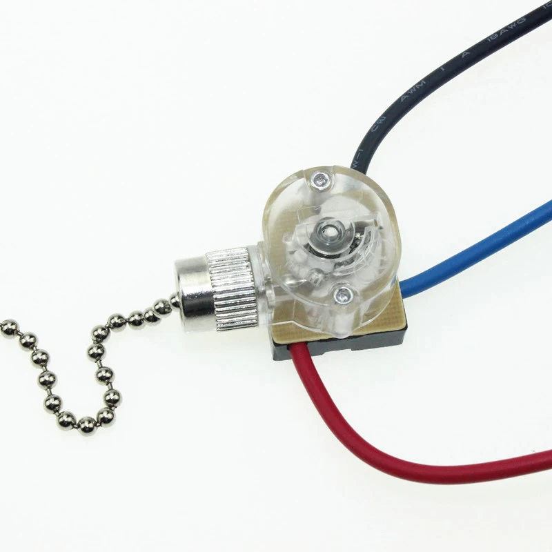 /Kb/3Wire Beads Chain Wall Light Fan Ceiling Switch Pull Cord String Replacement