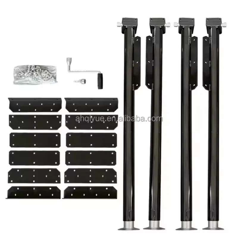 

RV Jack 4PC,Factory Price 12V Jacks with Controller Remote Caravan Overland Campers Set of 4 Metal Stabilizer Lifting Jack