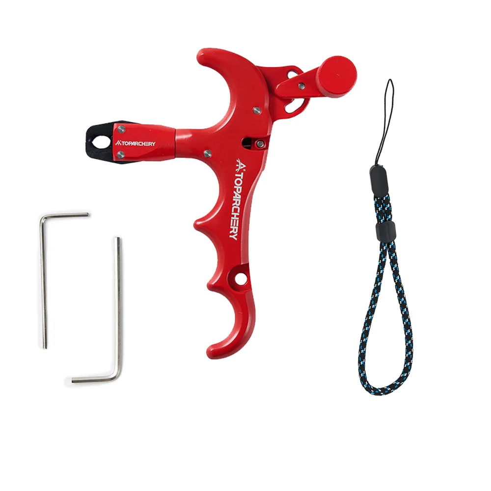 1pc Bogenschießen Verbindung Bogen Release Aluminium Legierung Daumen Trigger 360 Grad Rotation Schießen Zubehör
