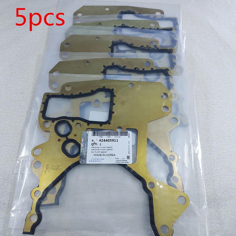 5PCS Engine Timing Cover Gasket 24405911 For Chevrolet Aveo Cruze Trax Sonic Vauxhall Opel Mokka Signum Insignia Astra Zafira