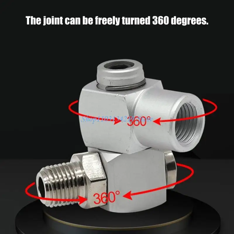 

N5KC 1/4inch Male and Female Threads Air Fittings Universals Air Compressors Quick Fitting Air Tool Adapter