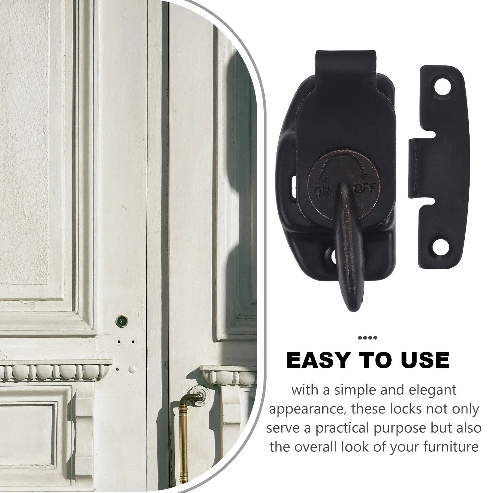 Stable Iron Table Lock Buckles Table Leaf Latches for Dining Tables Furniture Connectors Heavy Duty Hardware