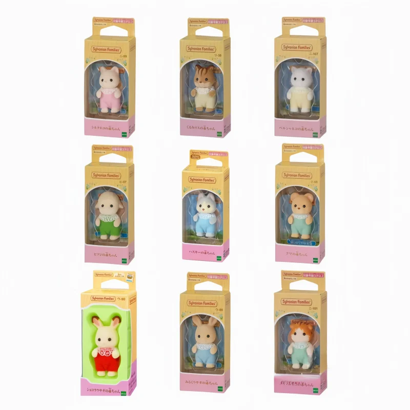شخصية أنيمي عائلة سيلغانيان ، واقفة صغيرة ، سلسلة أطفال ، نموذج ديكور ، لعبة أطفال ، زخرفة غرفة ، هدايا عيد ميلاد ، أصلية #1