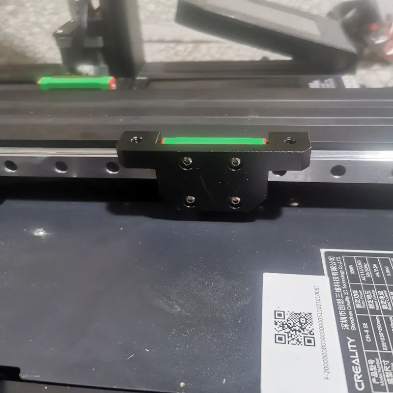 Imagem -02 - Funssor-y-axis Linear Rail Kit Adaptador Atualização Impressora 3d Creality Dual Hiwin Conjunto Rail Linear Cr6 se